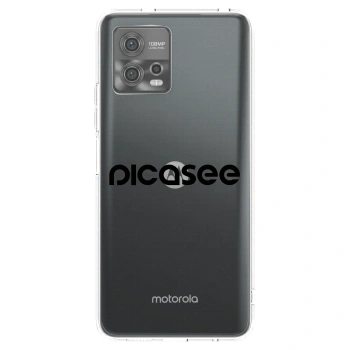 Picasee διαφανής θήκη σιλικόνης Motorola Moto G72 - Picasee - new logo - black