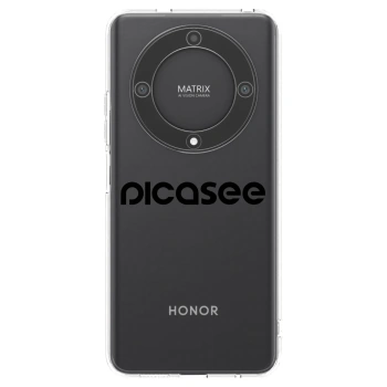 Picasee διαφανής θήκη σιλικόνης Honor Magic5 Lite 5G - Picasee - new logo - black