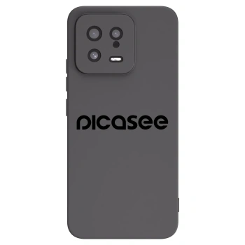 Picasee Μαύρη θήκη σιλικόνης για Xiaomi 13 - Picasee - new logo - black