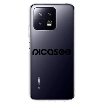 Picasee διαφανής θήκη σιλικόνης Xiaomi 13 Pro - Picasee - new logo - black