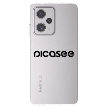 Picasee διαφανής θήκη σιλικόνης Xiaomi Redmi Note 12 Pro+ 5G - Picasee - new logo - black