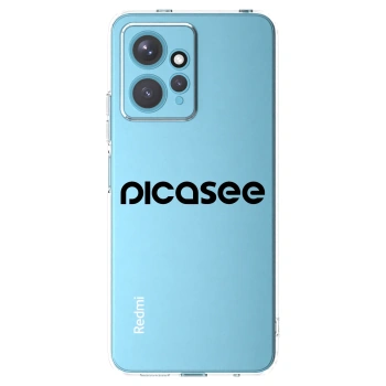 Picasee διαφανής θήκη σιλικόνης Xiaomi Redmi Note 12 4G - Picasee - new logo - black