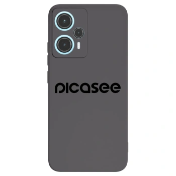 Picasee Μαύρη θήκη σιλικόνης για Xiaomi Poco F5 - Picasee - new logo - black
