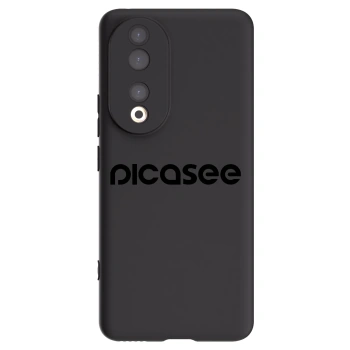 Picasee Μαύρη θήκη σιλικόνης για Honor 90 5G - Picasee - new logo - black