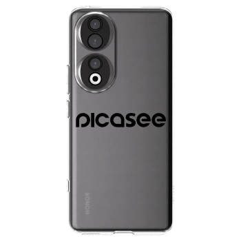 Picasee διαφανής θήκη σιλικόνης Honor 90 5G - Picasee - new logo - black