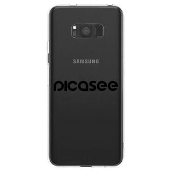 Picasee διαφανής θήκη σιλικόνης Samsung Galaxy S8 G950F - Picasee - new logo - black