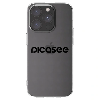 Picasee διαφανής θήκη σιλικόνης Apple iPhone 15 Pro - Picasee - new logo - black
