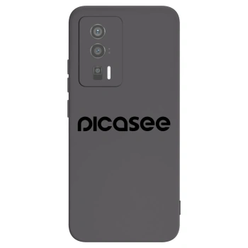 Picasee Μαύρη θήκη σιλικόνης για Xiaomi Poco F5 Pro 5G - Picasee - new logo - black