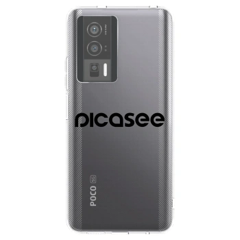 Picasee διαφανής θήκη σιλικόνης Xiaomi Poco F5 Pro 5G - Picasee - new logo - black