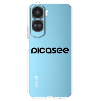 Picasee διαφανής θήκη σιλικόνης Honor 90 Lite 5G - Picasee - new logo - black