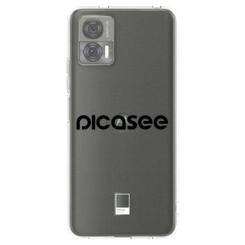 Picasee διαφανής θήκη σιλικόνης Motorola Edge 30 Neo - Picasee - new logo - black