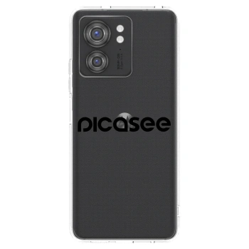 Picasee διαφανής θήκη σιλικόνης Motorola Edge 40 - Picasee - new logo - black