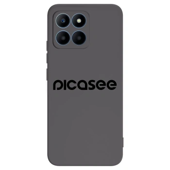 Picasee Μαύρη θήκη σιλικόνης για Honor 70 Lite - Picasee - new logo - black