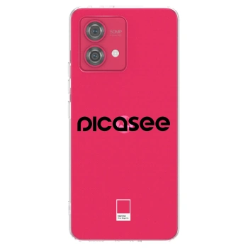 Picasee διαφανής θήκη σιλικόνης Motorola Moto G84 5G - Picasee - new logo - black