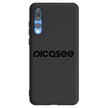 Picasee Μαύρη θήκη σιλικόνης για Huawei P20 Pro - Picasee - new logo - black