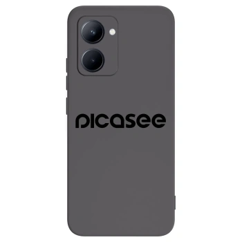 Picasee Μαύρη θήκη σιλικόνης για Realme C33 (2023) - Picasee - new logo - black