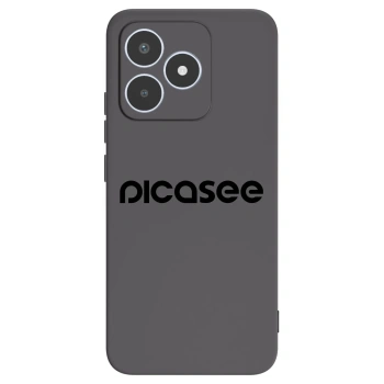 Picasee Μαύρη θήκη σιλικόνης για Realme C53 - Picasee - new logo - black