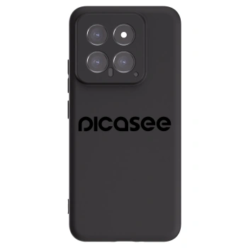 Picasee Μαύρη θήκη σιλικόνης για Xiaomi 14 - Picasee - new logo - black