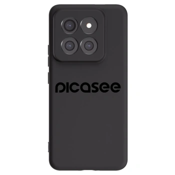 Picasee Μαύρη θήκη σιλικόνης για Xiaomi 14 Pro - Picasee - new logo - black