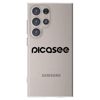 Picasee διαφανής θήκη σιλικόνης Samsung Galaxy S24 Ultra S928B 5G - Picasee - new logo - black