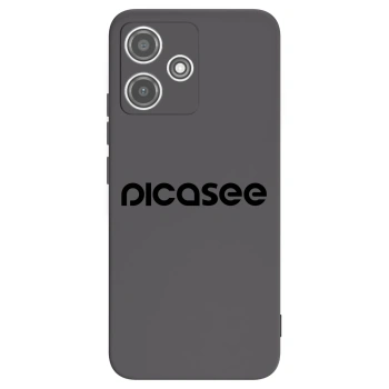 Picasee Μαύρη θήκη σιλικόνης για Xiaomi Redmi 12 5G - Picasee - new logo - black