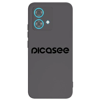 Picasee Μαύρη θήκη σιλικόνης για Motorola Edge 40 Neo - Picasee - new logo - black