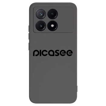 Picasee Μαύρη θήκη σιλικόνης για Xiaomi Poco X6 Pro - Picasee - new logo - black