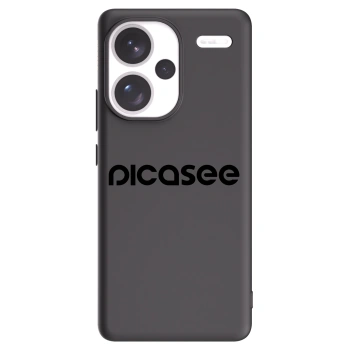 Picasee Μαύρη θήκη σιλικόνης για Xiaomi Redmi Note 13 Pro+ 5G - Picasee - new logo - black
