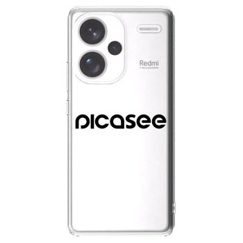 Picasee διαφανής θήκη σιλικόνης Xiaomi Redmi Note 13 Pro+ 5G - Picasee - new logo - black