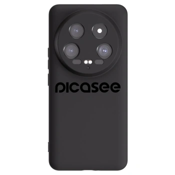 Picasee Μαύρη θήκη σιλικόνης για Xiaomi 14 Ultra - Picasee - new logo - black