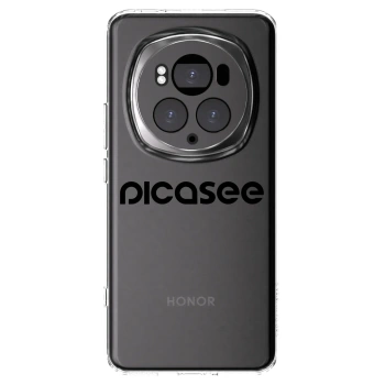 Picasee διαφανής θήκη σιλικόνης Honor Magic6 Pro - Picasee - new logo - black