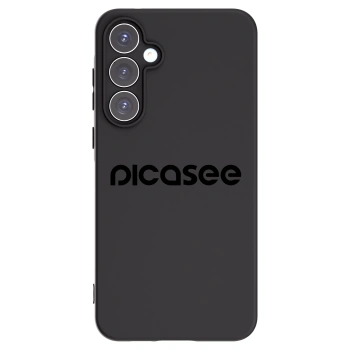 Picasee Μαύρη θήκη σιλικόνης για Samsung Galaxy A55 5G A556B - Picasee - new logo - black