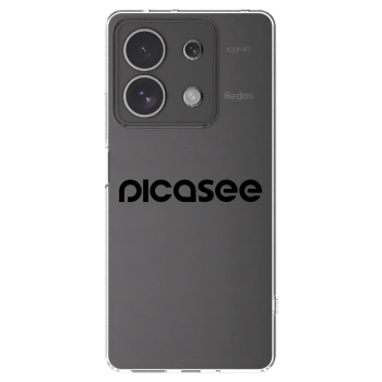 Picasee διαφανής θήκη σιλικόνης Xiaomi Redmi Note 13 4G - Picasee - new logo - black