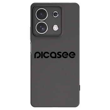 Picasee Μαύρη θήκη σιλικόνης για Xiaomi Redmi Note 13 4G - Picasee - new logo - black