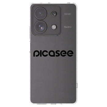 Picasee διαφανής θήκη σιλικόνης Xiaomi Redmi Note 13 Pro 4G - Picasee - new logo - black