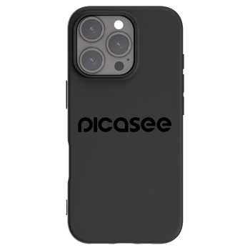Picasee Μαύρη θήκη σιλικόνης για Apple iPhone 16 Pro - Picasee - new logo - black