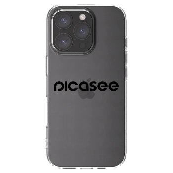 Picasee διαφανής θήκη σιλικόνης Apple iPhone 16 Pro - Picasee - new logo - black
