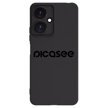 Picasee Μαύρη θήκη σιλικόνης για Xiaomi Redmi 13C 5G - Picasee - new logo - black