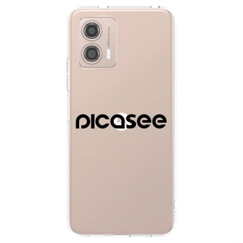 Picasee διαφανής θήκη σιλικόνης Motorola Moto G53 5G - Picasee - new logo - black