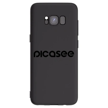 Picasee Μαύρη θήκη σιλικόνης για Samsung Galaxy S8 G950F - Picasee - new logo - black