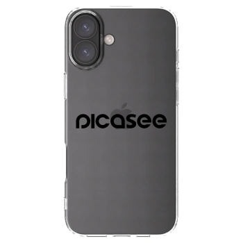 Picasee διαφανής θήκη σιλικόνης Apple iPhone 16 Plus - Picasee - new logo - black