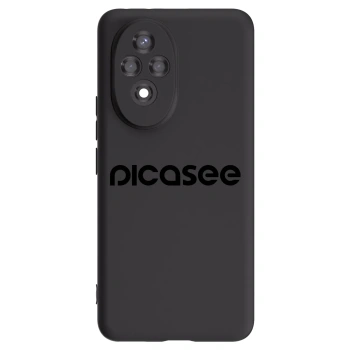 Picasee Μαύρη θήκη σιλικόνης για Honor 200 5G - Picasee - new logo - black