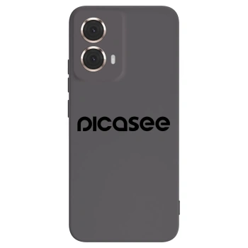 Picasee Μαύρη θήκη σιλικόνης για Motorola Moto G85 - Picasee - new logo - black