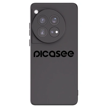 Picasee Μαύρη θήκη σιλικόνης για OnePlus 12 5G - Picasee - new logo - black