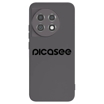 Picasee Μαύρη θήκη σιλικόνης για OnePlus 11 5G - Picasee - new logo - black