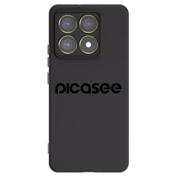 Picasee Μαύρη θήκη σιλικόνης για Xiaomi 14T - Picasee - new logo - black
