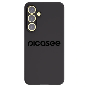 Picasee Μαύρη θήκη σιλικόνης για Samsung Galaxy S24 FE S721B - Picasee - new logo - black