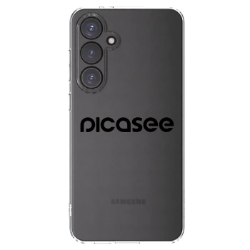 Picasee διαφανής θήκη σιλικόνης Samsung Galaxy S24 FE S721B - Picasee - new logo - black