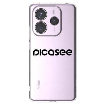 Picasee διαφανής θήκη σιλικόνης Xiaomi Redmi Note 14 5G - Picasee - new logo - black