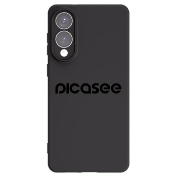 Picasee Μαύρη θήκη σιλικόνης για Samsung Galaxy S25 Edge 5G - Picasee - new logo - black